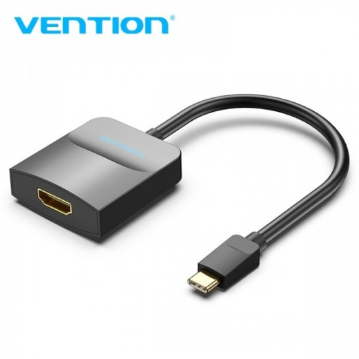 Vention Adaptador USB-C Macho a HDMI Hembra - Color Negro