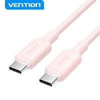 Vention CableTech Conexion USB - Niquelado - 60W - 3A - Color Rosa