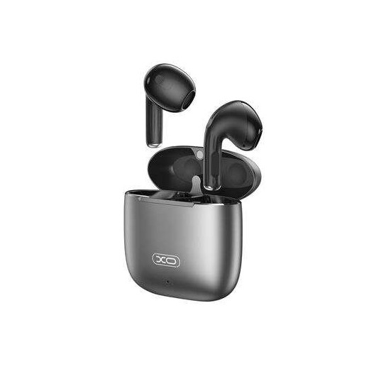 XO Auriculares Bluetooth 5.3 - Caja de Aluminio - hasta 5 Horas de Musica - Cable de Carga Tipo C - Color Negro