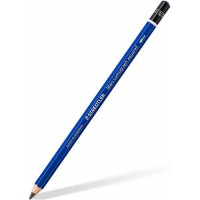 Staedtler Mars Lumograph Aquarell 100A Lapiz de Grafito - Mina 8B - Resistencia a la Rotura - Madera de Bosques Sostenibles