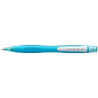 Uni-ball Shalaku S M5-228 Portaminas - Ancho de Trazo 0.5mm - 2 Minas HB - Goma de Borrar Incluida - Color Azul Claro