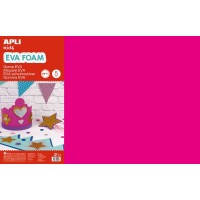 Apli Goma Eva Fucsia 600x400 - 5 Hojas de Tamaño Grande y Flexible