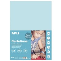 Apli Cartulina Azul Claro A4 170g 50 Hojas