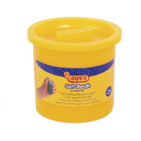 Jovi Soft Dough Blandiver Pack con 5 Botes de Pasta de Modelar 110gr - Blanda y Flexible - Facil de Amasar y Moldear - Ideal para Iniciacion al Modelaje - Color Amarillo