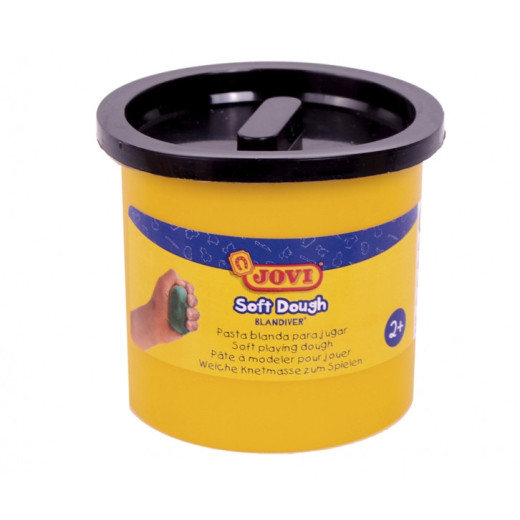 Jovi Soft Dough Blandiver Pack con 5 Botes de Pasta de Modelar 110gr - Blanda y Flexible - Facil de Amasar y Moldear - Ideal para Iniciacion al Modelaje - Color Negro