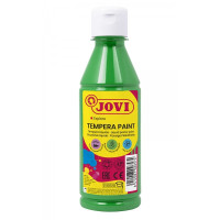 Jovi Tempera Paint Tempera Liquida 250ml - Base Agua - Lista para Usar - Alto Poder Cubriente - Secado Rapido - Excelente Fluidez - Adherencia en Multiples Superficies - Color Verde