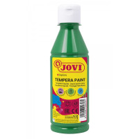 Jovi Tempera Paint Tempera Liquida 250ml - Base Agua - Lista para Usar - Alto Poder Cubriente - Secado Rapido - Excelente Fluidez - Adherencia en Multiples Superficies - Color Verde Oscuro