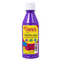 Jovi Tempera Paint Tempera Liquida 250ml - Base Agua - Lista para Usar - Alto Poder Cubriente - Secado Rapido - Excelente Fluidez - Adherencia en Multiples Superficies - Color Violeta