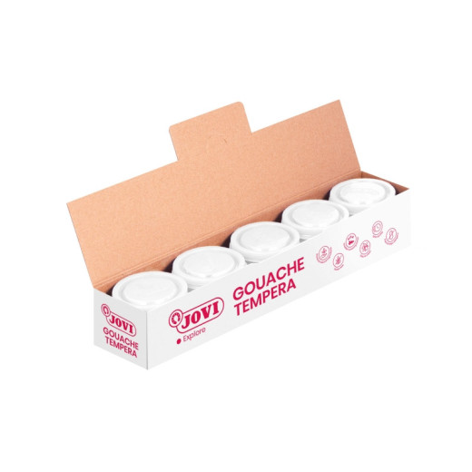 Jovi Bote de Tempera Escolar 35ml - Aplicacion en Multiples Superficies - Uso con Pincel