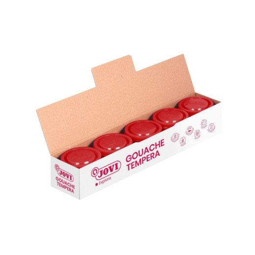 Jovi Bote de Tempera Escolar 35ml - Aplicacion en Multiples Superficies - Uso con Pincel