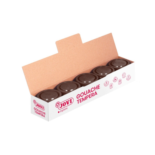 Jovi Bote de Tempera Escolar 35ml - Aplicacion en Multiples Superficies - Uso con Pincel