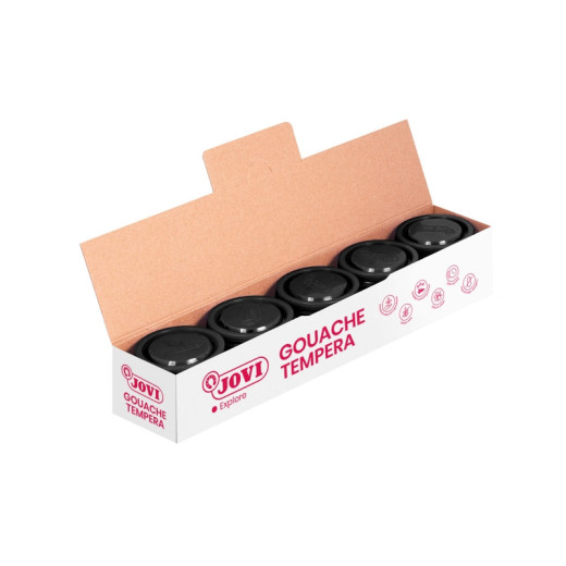 Jovi Bote de Tempera Escolar 35ml - Aplicacion en Multiples Superficies - Uso con Pincel