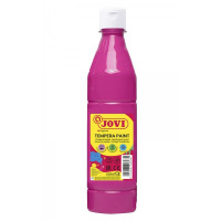 Jovi Tempera Paint Tempera Liquida 500ml - Base Agua - Lista para Usar - Alto Poder Cubriente - Secado Rapido - Excelente Fluidez - Adherencia en Multiples Superficies - Color Magenta