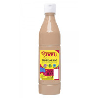 Jovi Tempera Paint Tempera Liquida 500ml - Base Agua - Lista para Usar - Alto Poder Cubriente - Secado Rapido - Excelente Fluidez - Adherencia en Multiples Superficies - Color Ocre