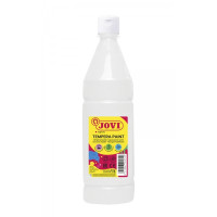 Jovi Tempera Paint Tempera Liquida 1000ml - Base Agua - Lista para Usar - Alto Poder Cubriente - Secado Rapido - Excelente Fluidez - Adherencia en Multiples Superficies - Color Blanco