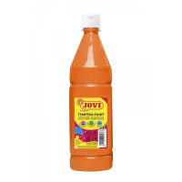 Jovi Tempera Paint Tempera Liquida 1000ml - Base Agua - Lista para Usar - Alto Poder Cubriente - Secado Rapido - Excelente Rendimiento - Facil Aplicacion - Color Naranja