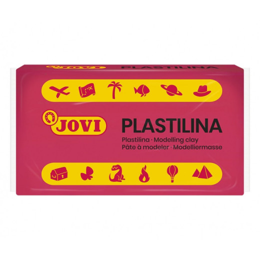 Jovi Caja de 30 Pastillas de Plastilina 50gr - Muy Moldeable - No Se Seca - sin Gluten - Libre de Alergenos - No Toxica - Color Rojo