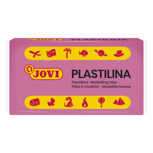 Jovi Caja de 30 Pastillas de Plastilina 50gr - Pasta Vegetal - No Endurece - sin Gluten - Inocua - Facil de Moldear - Ideal para Volumen - Color Rosa