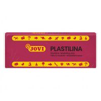 Jovi Caja de 15 Pastillas de Plastilina 150gr - Pasta Vegetal - No Se Seca - sin Gluten - Inocua - Facil de Moldear - Ideal para Figuras en Volumen - Color Rosa