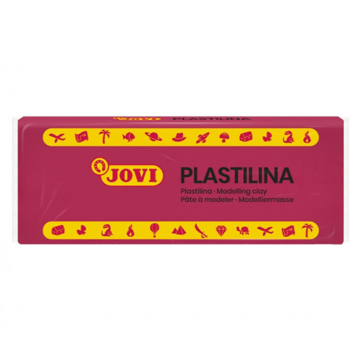 Jovi Caja de 15 Pastillas de Plastilina 150gr - Pasta Vegetal - No Se Seca - sin Gluten - Inocua - Facil de Moldear - Ideal para Figuras en Volumen - Color Rosa