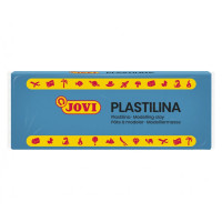 Jovi Caja de 15 Pastillas de Plastilina 150gr - Muy Moldeable - No Se Seca - Libre de Alergenos - Ideal para Figuras en Volumen - Color Azul