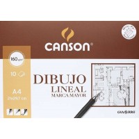 Canson Guarro Minipack de 10 Hojas - Marca Mayor - 21x29.7 - 160g - Color Blanco