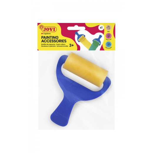 Jovi Painting Accessories Rodillo de Espuma - Mango Resistente - Ideal para Grandes Superficies - Facil Limpieza con Agua y Jabon - Color Varios