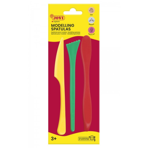 Jovi Skin 3 Modeladores de Plastico - Herramientas de Moldeado para Plastilina - Accesorios para Creaciones Creativas - Color Varios