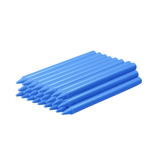 Jovi Plasticolor Estuche de 25 Ceras Plasticas - Resistentes - No Manchan - Agradable de Rayar - Acabado Brillante - Gran Duracion - Color Azul