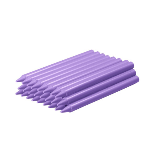 Jovi Plasticolor Estuche de 25 Ceras Plasticas - Resistentes - No Manchan - Agradable de Rayar - Acabado Brillante - Mezclables - Gran Duracion - Color Morado