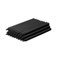 Jovi Plasticolor Estuche de 25 Ceras Plasticas - Resistentes - No Manchan - Agradable de Rayar - Acabado Brillante - Gran Duracion - Color Negro