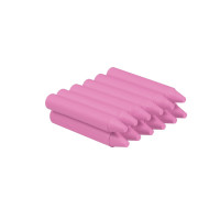 Jovi Estuche de 12 Ceras - No Manchan - No Huelen - Resistentes - Deslizan Bien - Faciles de Afilar - Desarrollan Motricidad Fina - Color Rosa