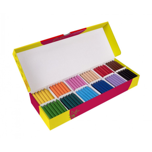 Jovi Jumbo Caja de 300 Ceras - Deslizan Bien - Faciles de Afilar - Desarrollan Motricidad Fina -  No Manchan