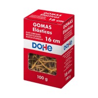 Dohe Goma de Borrar Resistente - Longitud 16mm - Fabricada en Latex de Gran Elasticidad - Caja de 100gr