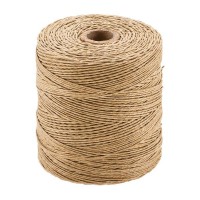 Dohe Bobina de Cuerda para Paqueteria - 300 Metros de Lino Natural - 4 Cabos y 400g - Especial Paqueteria