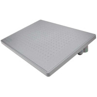 Kensington Reposapies Smartfit? Solemate? - Amplia Superficie de Apoyo - Altura Ajustable de 10cm a 14cm - Base Antideslizante - Mejora Postura y Circulacion - Color Gris