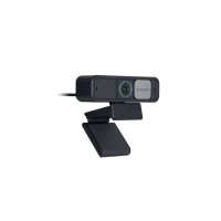 Kensington PRO 1080P Webcam con Enfoque Automatico W2050 - Campo de Vision Diagonal de 93° - Lentes de Cristal de Alta Calidad - Ajuste Manual de Angulos de Camara - Microfonos Estereo Omnidireccionales - Negro