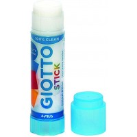 Giotto Stick Barra de Pegamento Mediano - Capacidad 20gr - Sin Disolventes - Secado Rapido - Apto para Uso Escolar