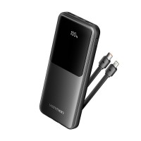 Vention Power Bank 10.000mAh - Multiples interfaces USB - Carga rapida - Salida total 3A - Color Negro