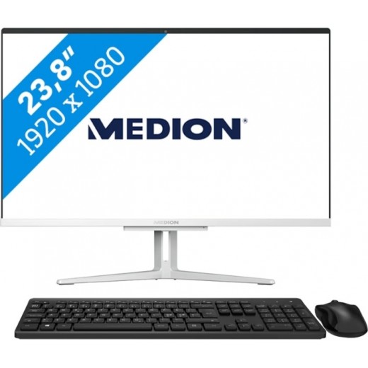 Medion Akoya E23405 MD62579 All-in-One Intel Core i3-1115G4 - 8GB - 512GB SSD - Intel IRIS Xe - Windows 11