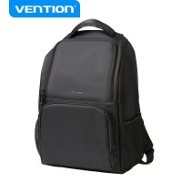 Vention Mochila Impermeable - 100% Polyester - Compatible con Portatiles hasta 15.6" - Volumen 27L - Color Negro