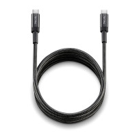 NGS Cable 2.0 USB-C Macho a USB-A Macho - Carga Ultrarapida hasta 65W - Longitud 2m - Color Negro