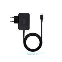 Tooq Cargador de Portatil GaN USB-C/PD 65W - Cable de 1.80m - Color Negro