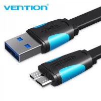 Vention Cable USB 3.0 Macho a MicroUSB Macho - 0.25m - Azul y Negro