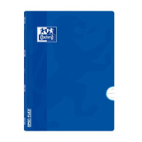 Oxford School Classic Openflex A4 - Tapa de Plastico Resistente - Libreta Grapada con Pauta 3.5 y Margen - 48 Hojas de Papel de Alta Calidad - Color Azul