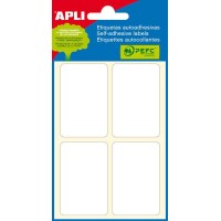 Apli Etiquetas Minibolsa Blancas 34.0 x 53.0mm 6 Hojas