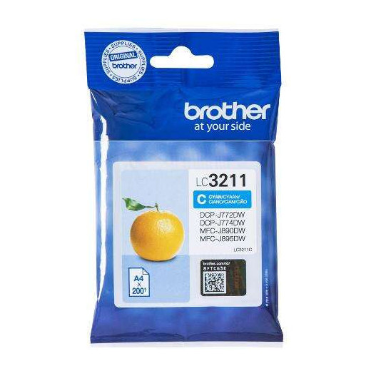 Brother LC3211 Cyan Cartucho de Tinta Original - LC3211C