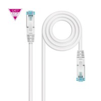 Nanocable Cable Red Cat.7 LSZH SFTP PIMF AWG26 30cm - Color Blanco