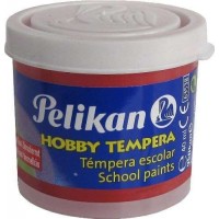 Pelikan Tempera Escolar Frasco 40ml - Facil de Usar - Ideal para Actividades Escolares - Color Bermellon