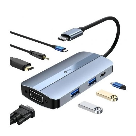 Leotec Adaptador 7 en 1 USB-C a 1xHDMI